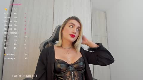 Snapshot of barbiemillit chatting on February 7, 1:53 pm barbiemillit online show from February 7, 1:53 pm
