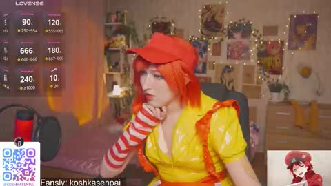 koshkasenpai online show from November 21, 3:24 pm