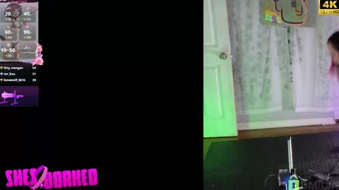 Snapshot of shesborked chatting on October 2, 2:06 pm Gina online show from October 2, 2:06 pm