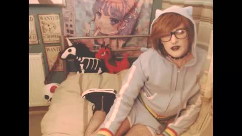 Snapshot of sissygothx chatting on March 2, 2:08 am SissyGothx online show from March 2, 2:08 am