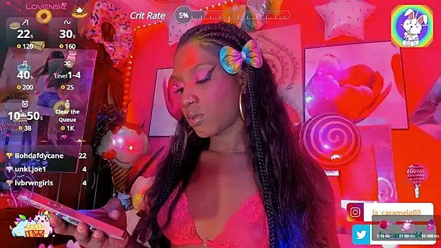 Snapshot of Dulcee_kandy chatting on March 20, 12:32 pm Dulcee kandy online show from March 20, 12:32 pm
