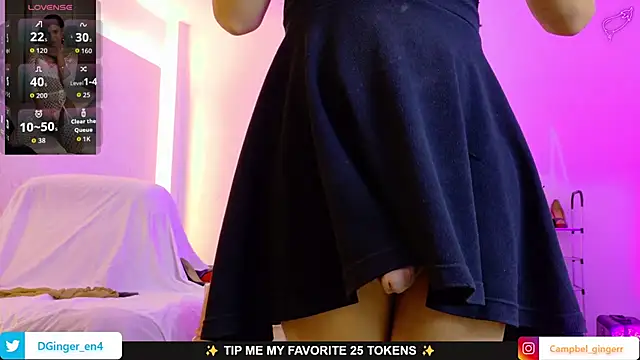 CampbelGinger online show from October 2, 1:50 am