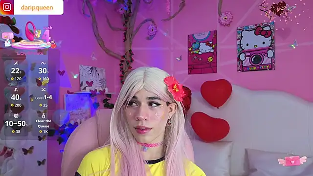 DaripQueen online show from February 23, 2:53 pm