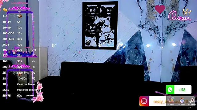 Cute roxxxy online show from February 26, 12:21 pm