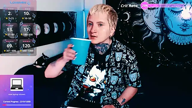 Marieblueeyes online show from February 26, 1:49 pm