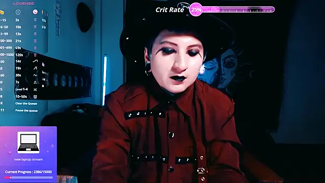 Marieblueeyes online show from March 5, 1:54 am