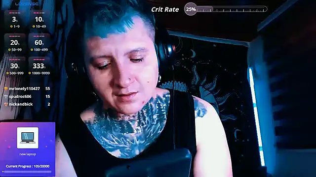 Marieblueeyes online show from April 9, 6:19 am